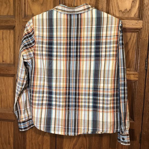 Alfred Dunner Women's 12P Multicolor Plaid Blouse Long Sleeve Button-Up Top - Picture 6 of 10